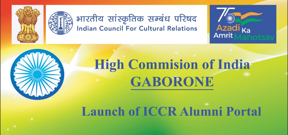 Launch of ICCR Alumni Portal